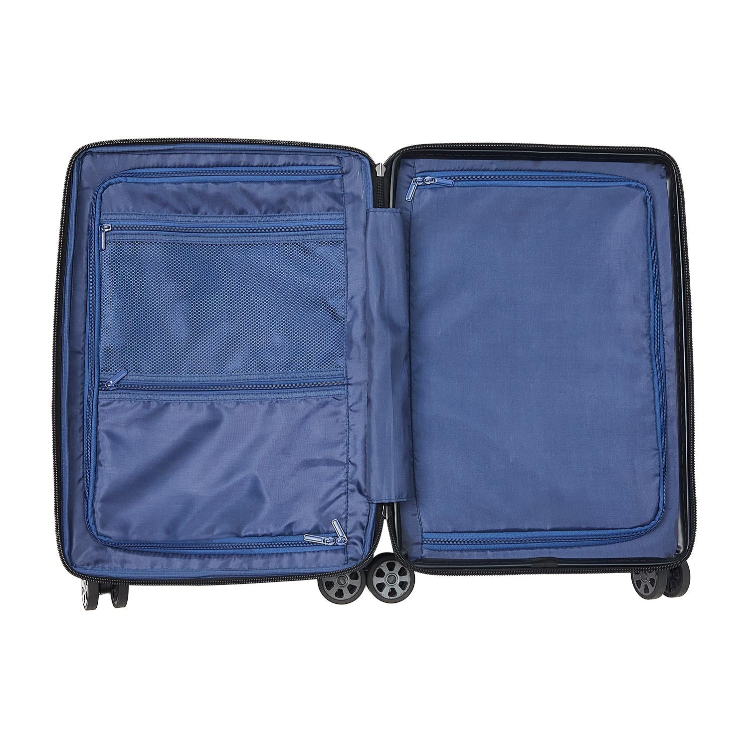 Victoria Hyde Dexter Trolley black polycarbonate suitcase – compact carry-on with TSA lock, durable lightweight shell, stylish travel luggage.