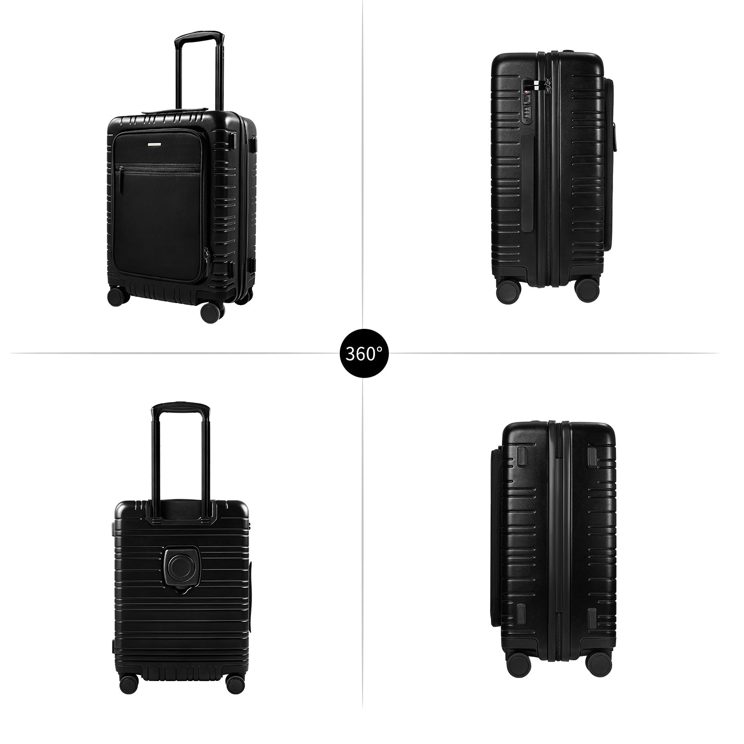 Victoria Hyde Super Woman Trolley – compact lightweight PC suitcase, TSA lock, Hinomoto wheels, foldable drink holder, ideal for travel