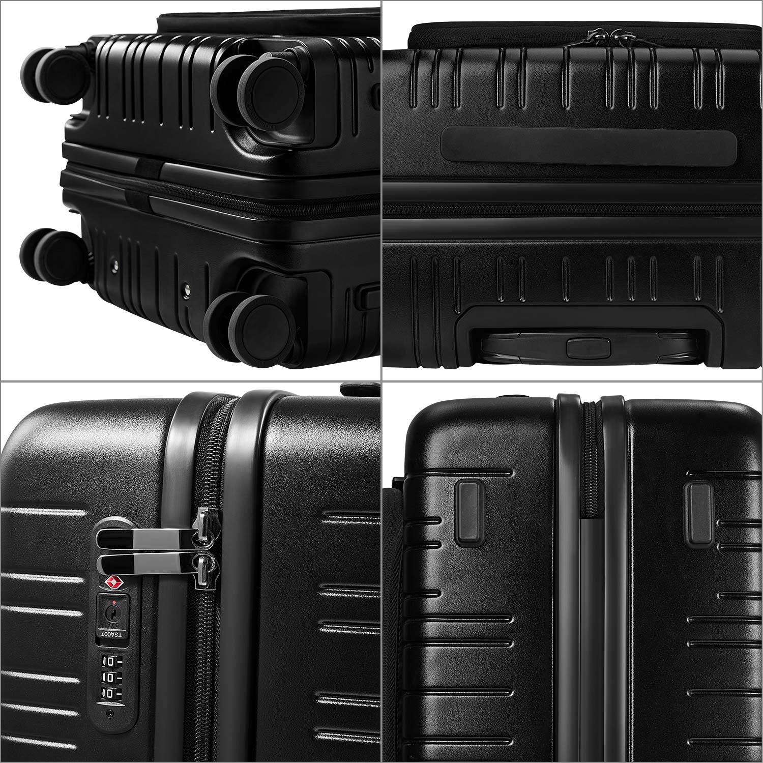 Victoria Hyde Super Woman Trolley – compact lightweight PC suitcase, TSA lock, Hinomoto wheels, foldable drink holder, ideal for travel