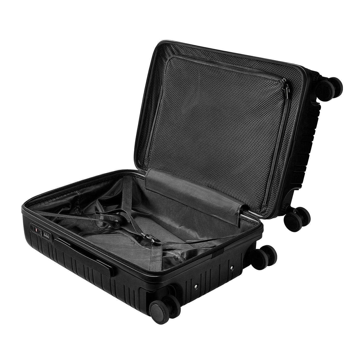 Victoria Hyde Super Woman Trolley – compact lightweight PC suitcase, TSA lock, Hinomoto wheels, foldable drink holder, ideal for travel