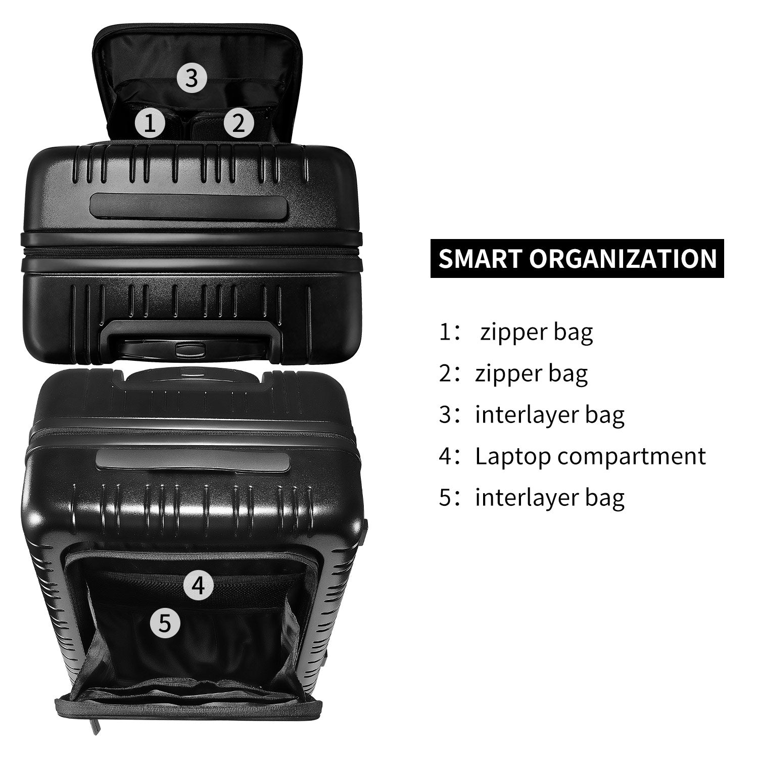 Victoria Hyde Super Woman Trolley – compact lightweight PC suitcase, TSA lock, Hinomoto wheels, foldable drink holder, ideal for travel