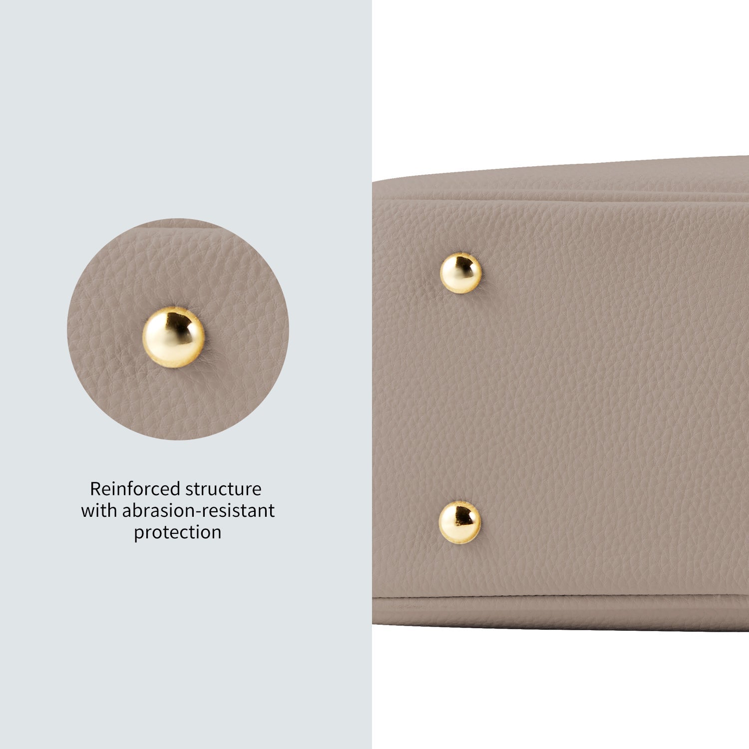 Victoria Hyde Margaret Small new work bag in beige, elegant vegan microfiber leather with tablet compartment for up to 12.9", water-repellent, scratch-resistant, perfect for professionals on the go.