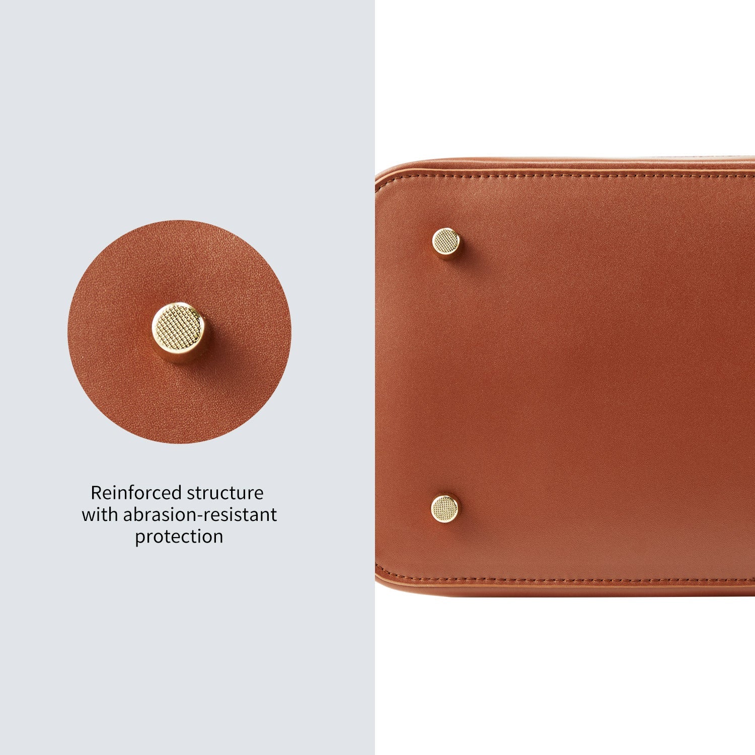 Victoria Hyde Kloey Large work bag in red brown. Minimalist vegan design with laptop compartment, water-repellent microfiber leather for professional women.