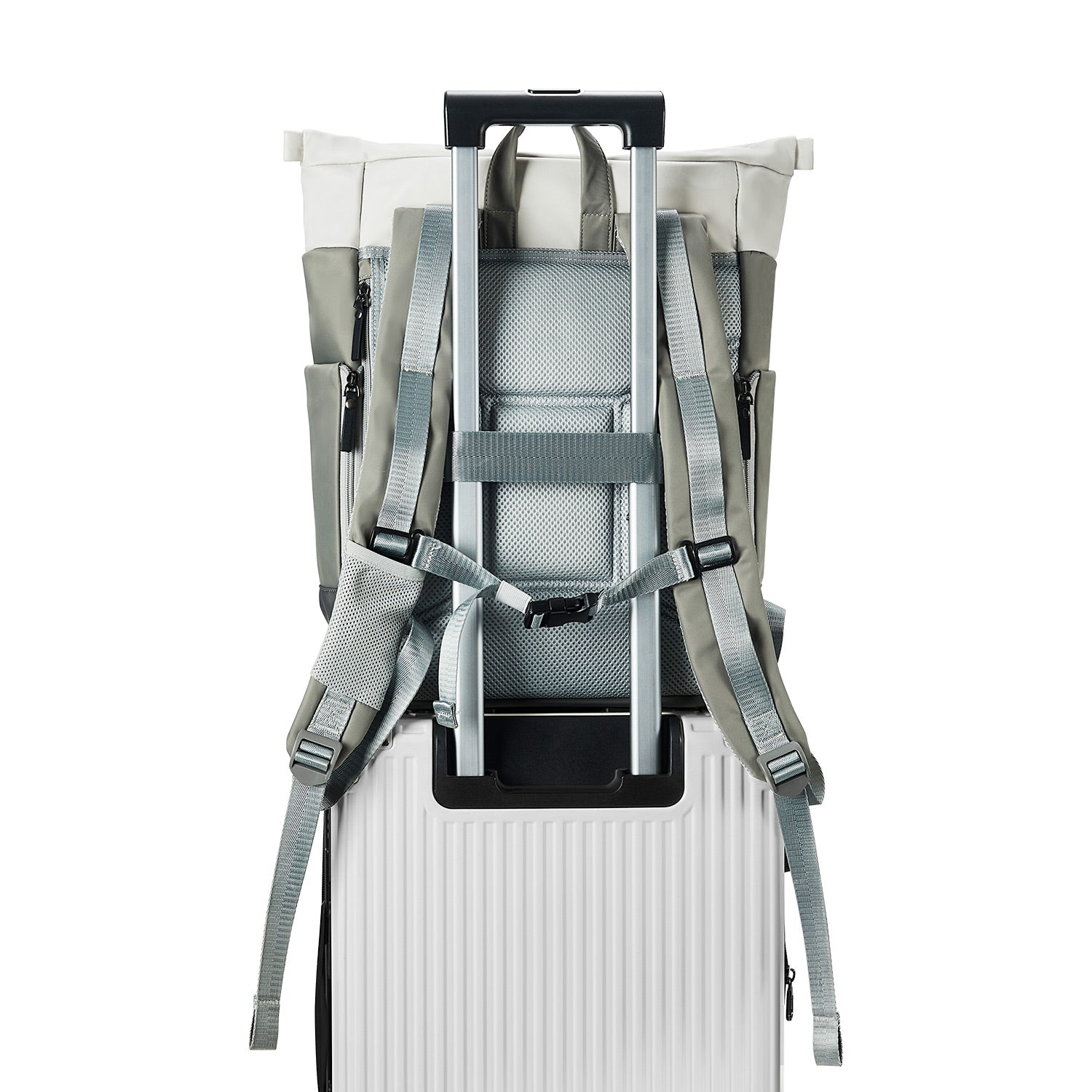 Victoria Hyde Wendy unisex work backpack in nylon with laptop compartment, Shandong silk lining, smart organization for commuters.