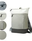 Victoria Hyde Wendy unisex work backpack in nylon with laptop compartment, Shandong silk lining, smart organization for commuters.