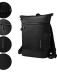 Victoria Hyde Wendy unisex work backpack, nylon with silk lining, laptop compartment, spacious and elegant for commuters and professionals.