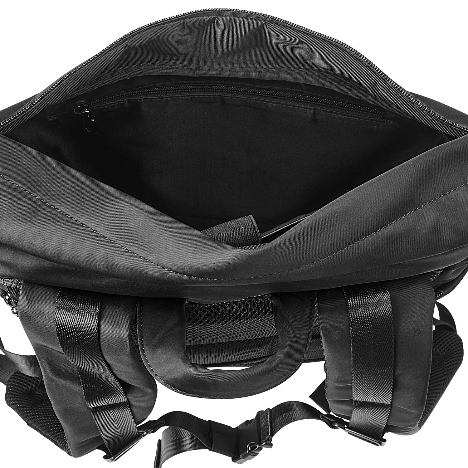 Victoria Hyde Wendy unisex work backpack, nylon with silk lining, laptop compartment, spacious and elegant for commuters and professionals.