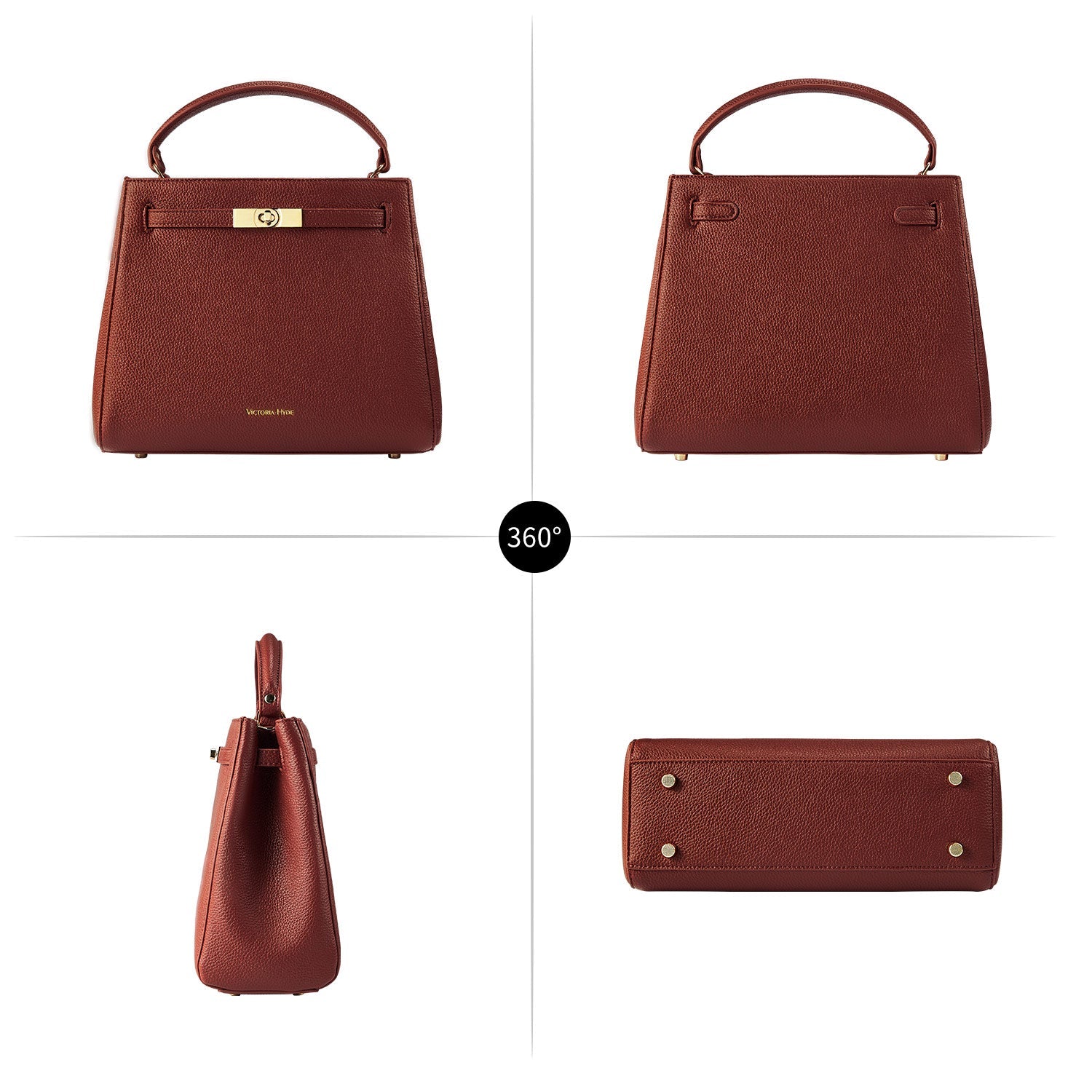 Victoria Hyde Victoria III crossbody work bag in PU leather, tablet-friendly up to 12.9", smart interior organization, elegant office bag.