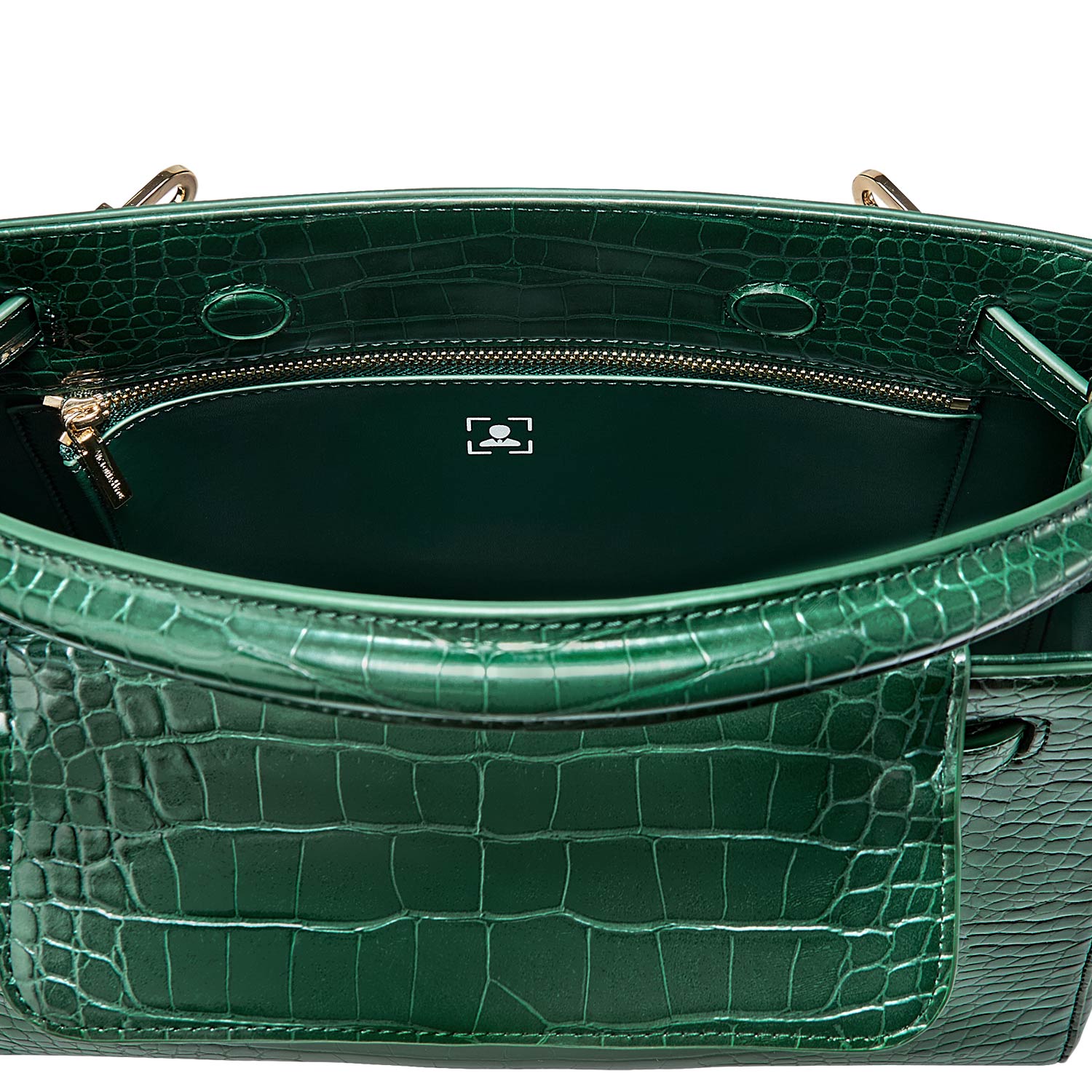 Victoria Hyde Victoria III women's crossbody work bag, trapezoidal synthetic leather, gold clasp, laptop-friendly, organized compartments, ideal for commuting.