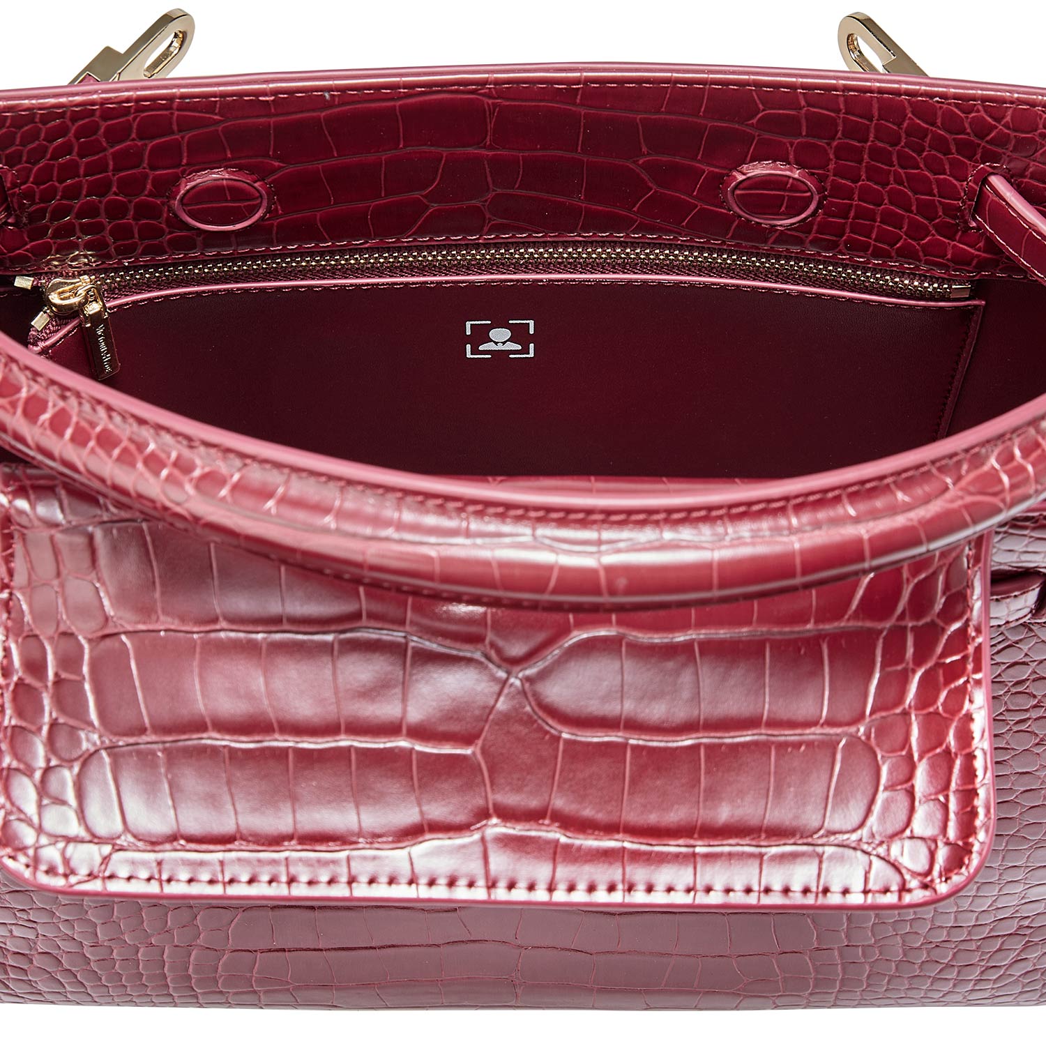 Victoria Hyde Victoria III crossbody work bag: trapezoidal PU leather, gold hardware, fits 12.9" tablet, multiple pockets. Ideal for commuting women.