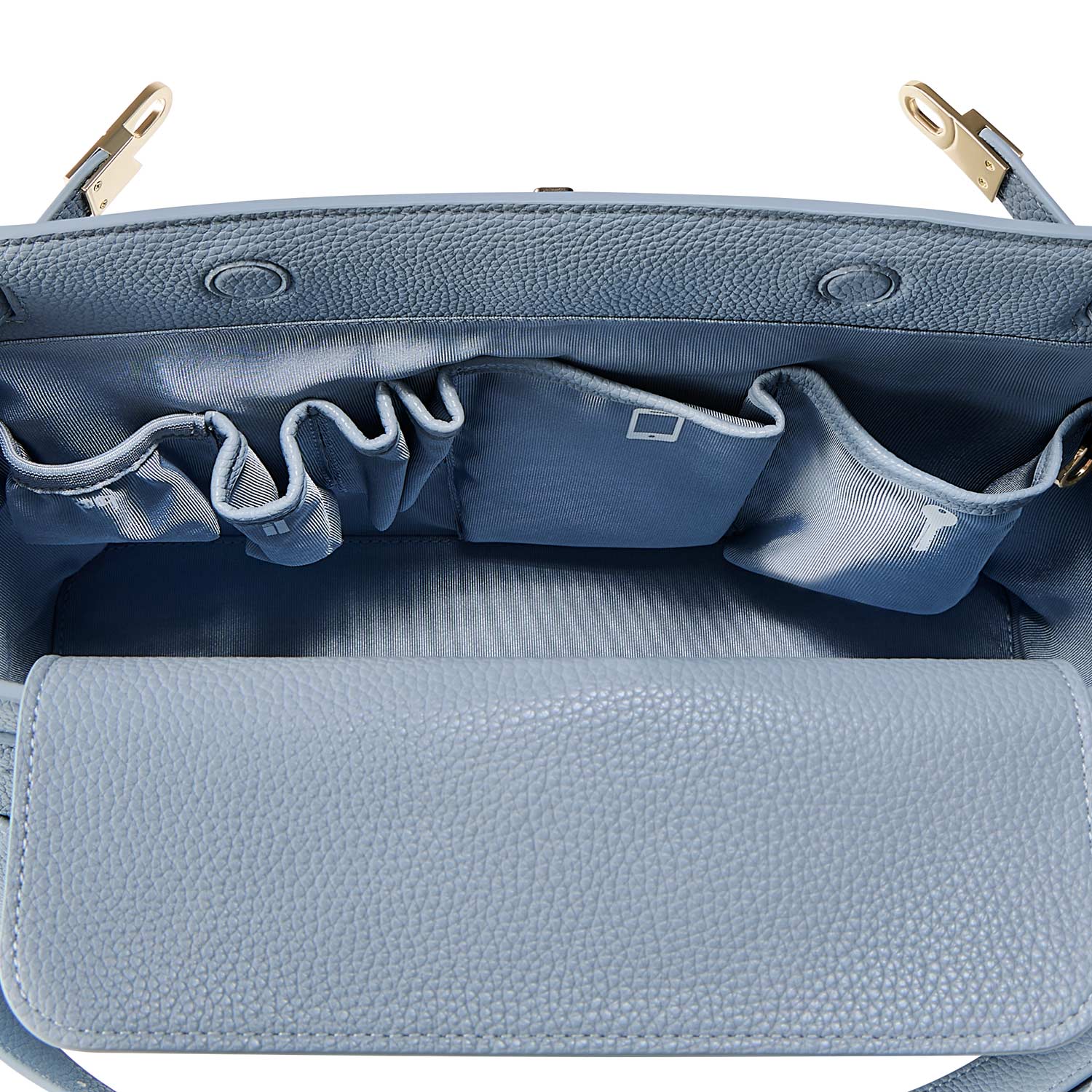 Victoria Hyde Alla Business Bag – crossbody &amp; modern work bag in clean design with gold details, twist lock, PU material, multiple compartments, ideal for commuting women or working moms.