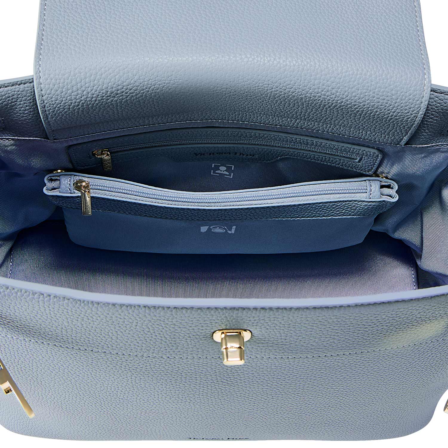 Victoria Hyde Alla Business Bag – crossbody &amp; modern work bag in clean design with gold details, twist lock, PU material, multiple compartments, ideal for commuting women or working moms.