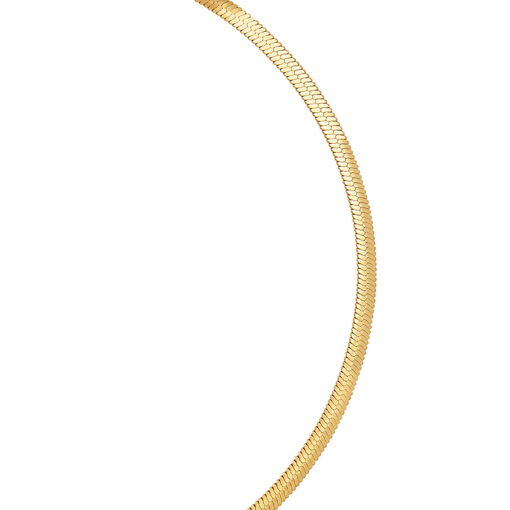 Victoria Hyde, Halskette, VH80091F, Lamia, Light Gold, DetailsVictoria Hyde Lamia light gold snake chain necklace – stainless steel, 400mm+50mm length, elegant jewelry for a fashionable look.

