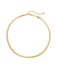 Victoria Hyde Lamia light gold snake chain necklace – stainless steel, 400mm+50mm length, elegant jewelry for a fashionable look.

