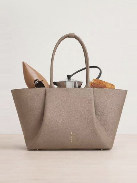 Victoria Hyde Ada Beige new work bag – understated elegance, fits 16" laptop, vegan microfiber leather, water-repellent, perfect for commuters.