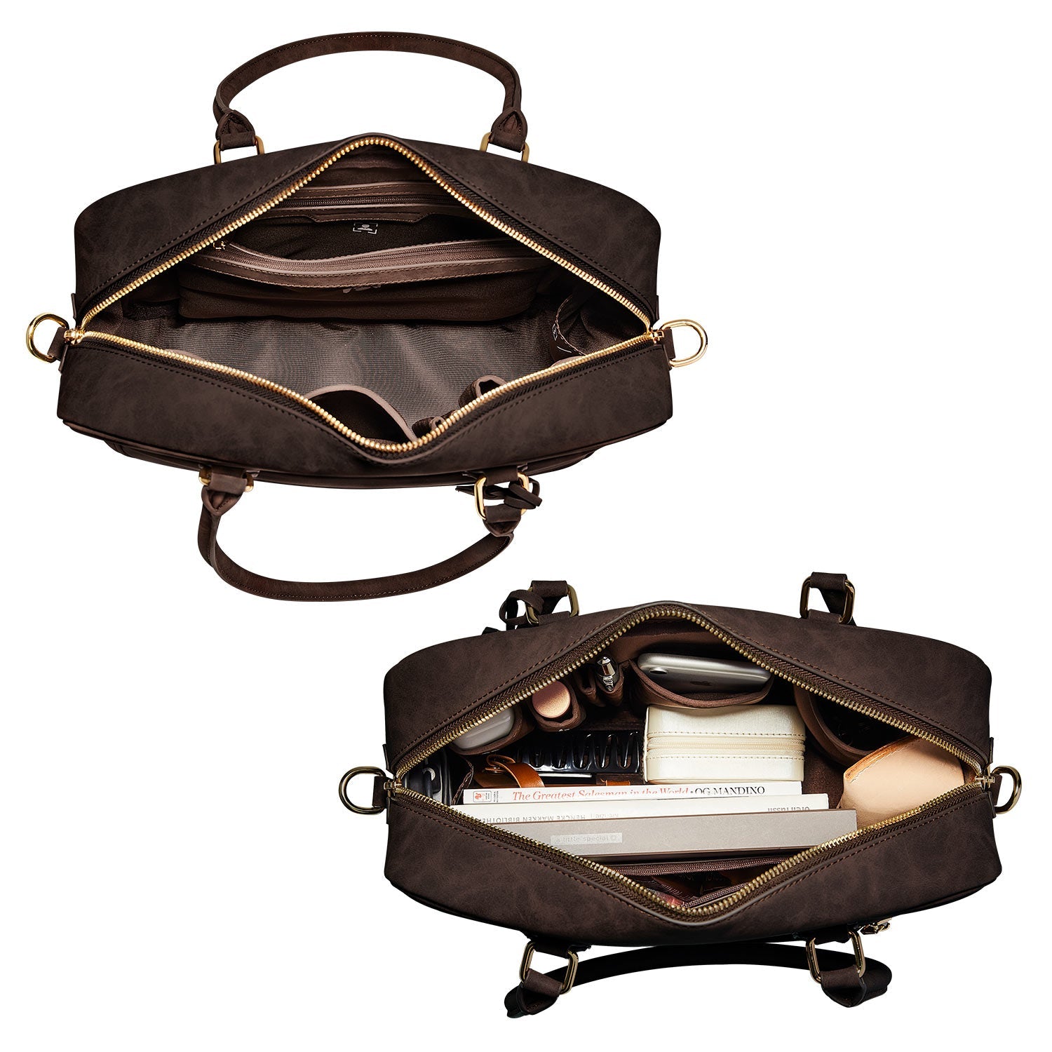 New Work Bag Margaret Brown modern work bag sustainable tote bag with laptop compartment for women in business