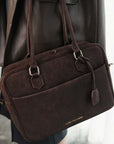 New Work Bag Margaret Brown modern work bag sustainable tote bag with laptop compartment for women in business