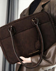 New Work Bag Margaret Brown modern work bag sustainable tote bag with laptop compartment for women in business
