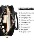 New Work Bag Margaret Black modern work bag sustainable tote bag with laptop compartment for women in business
