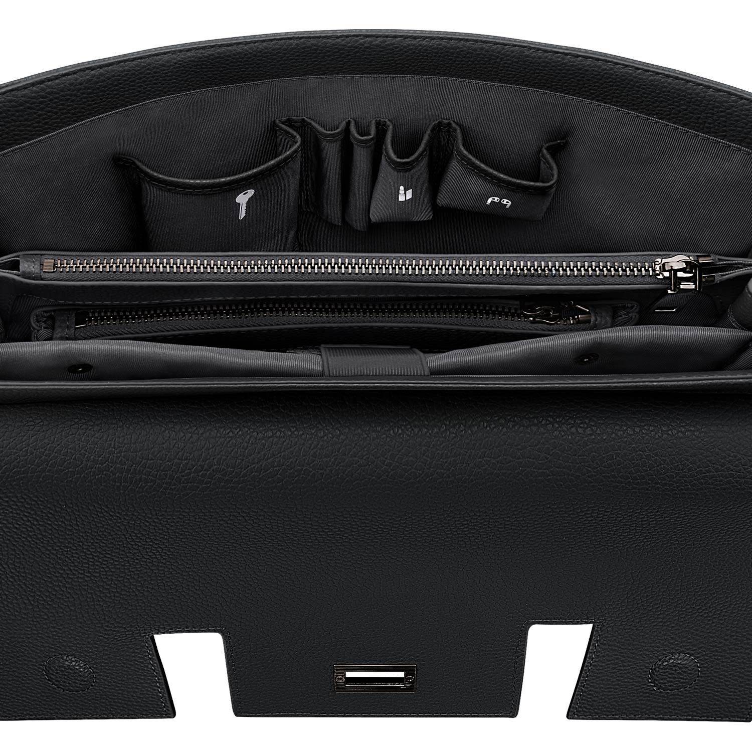 New Work Bag Jolene Black modern work bag sustainable tote bag with laptop compartment for women in business