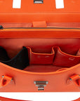 New Work Bag Jolene Orange modern work bag sustainable tote bag with laptop compartment for women in business