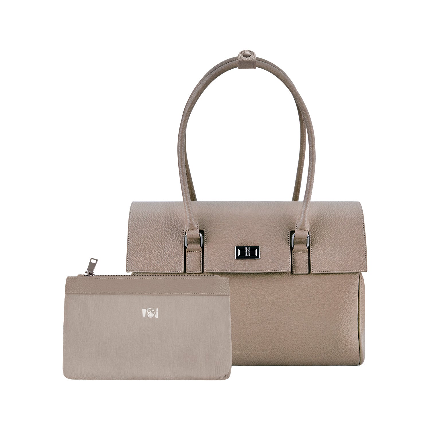 New Work Bag Jolene Nude modern work bag sustainable tote bag with laptop compartment for women in business